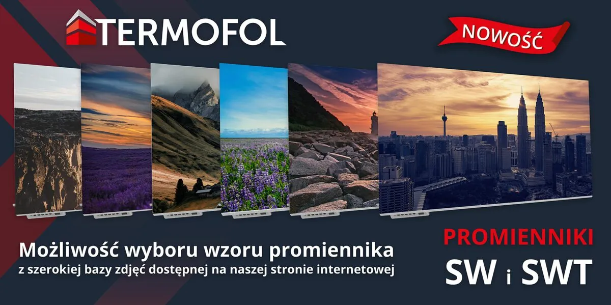 panel grzewczy z nadrukiem UV