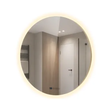 Lustro grzewcze LED 420 W Ø80 cm - podświetlenie tylne LED- TF-LG420-B
