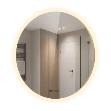 Lustro grzewcze LED 220 W Ø60 cm - podświetlenie tylne LED- TF-LG220-B