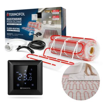 Zestaw mata grzewcza z termoregulatorem TF-HM-150.05.H6.BLACK