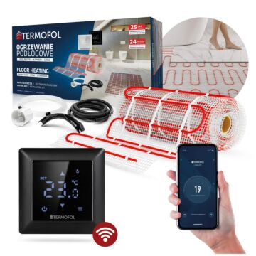 Zestaw mata grzewcza z termoregulatorem TF-HM-150.05.H6WIFI.BLACK