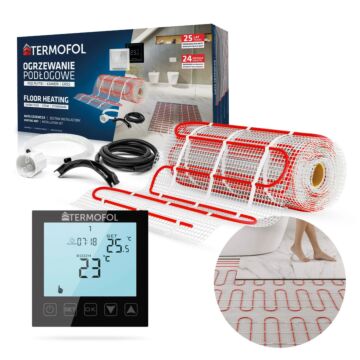 Zestaw mata grzewcza z termoregulatorem TF-HM-150.05.H1.BLACK
