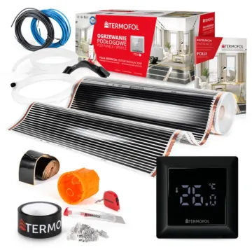 Zestaw folia grzewcza z termoregulatorem TF310.60.H6.BLACK.50
