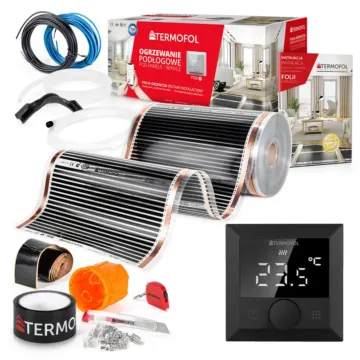 Zestaw folia grzewcza z termoregulatorem TF305.60.H5.BLACK.260