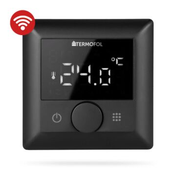 TERMOREGULATOR POKOJOWY DO OGRZEWANIA PODŁOGOWEGO TERMOFOL TF-H5 black wifi