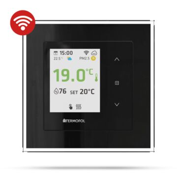THERMOSTAT DE CHAMBRE TERMOFOL TF-H7 WIFI NOIR